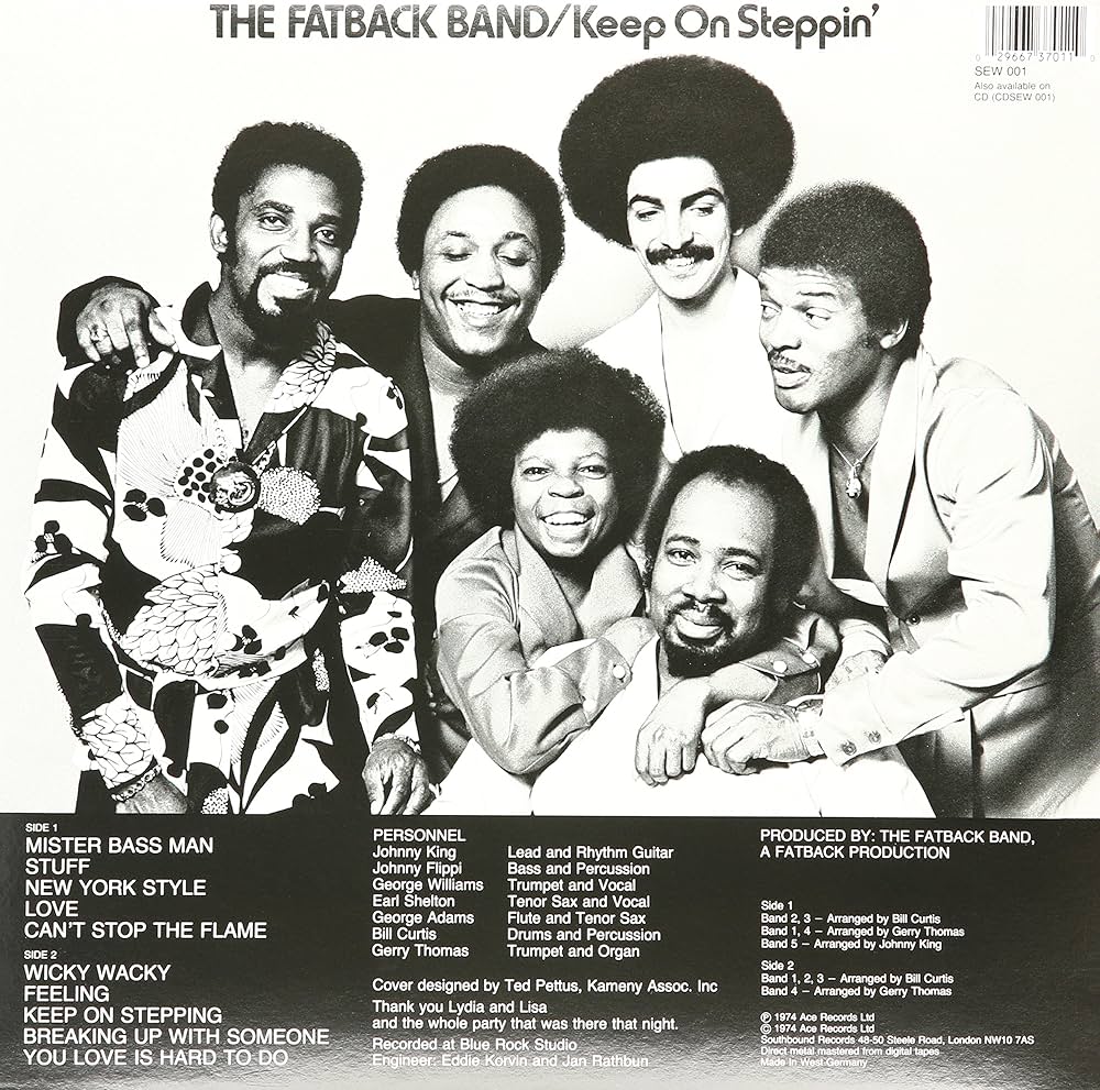 洋楽 The Fatback Band Keep On Steppin' LP Keep On Steppin: FATBACK BAND: Amazon.ca: Music